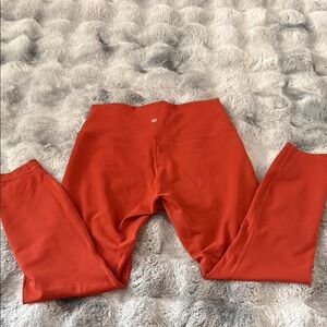 Lululemon Wunder Train High Rise 25”Dark Terracotta🧡 Leggings Size 10